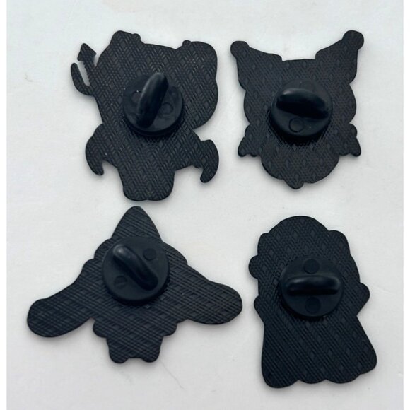 Set Of 4 Halloween Themed Kuromi Friends Enamel Pins - Picture 3 of 3